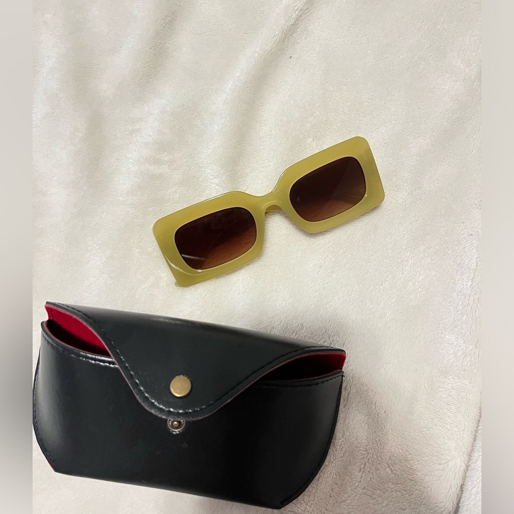 Light green sunglasses